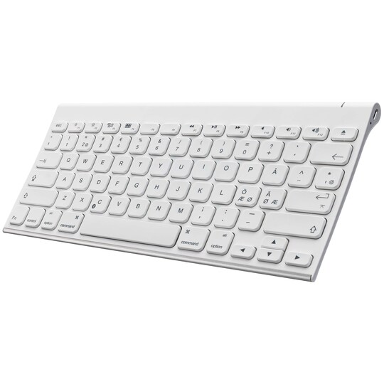 Sandstrøm kompakt Bluetooth tastatur - hvid | Elgiganten