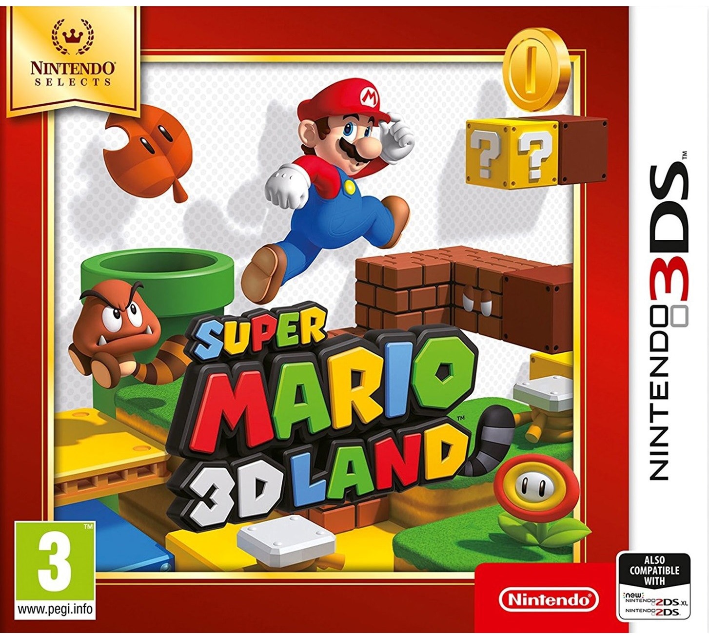 Super Mario 3D Land - Nintendo Selects (3DS) | Elgiganten