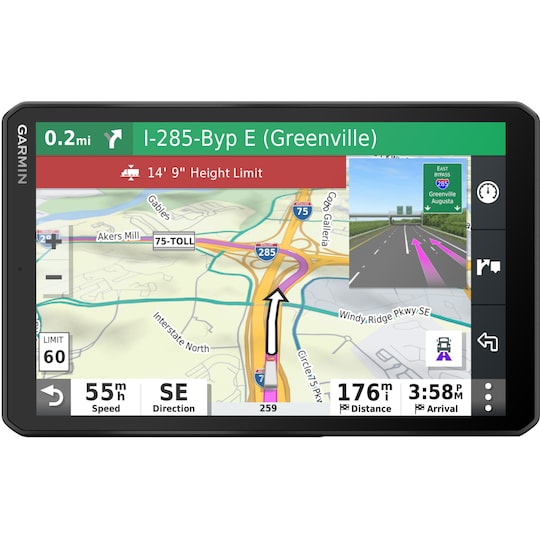 Garmin Dezl LGV800 GPS til lastbil (sort) | Elgiganten
