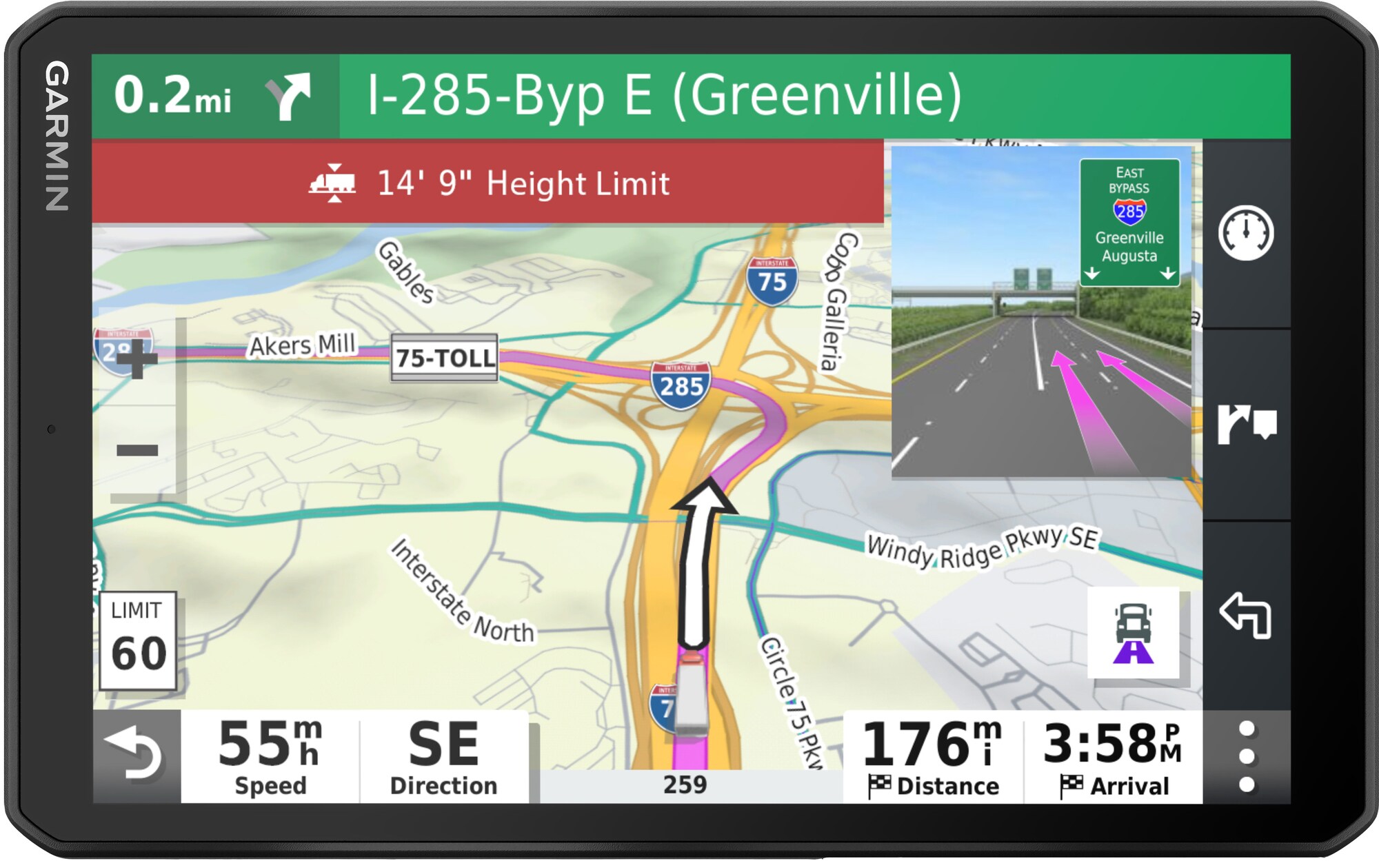 Dezl LGV800 GPS til lastbil (sort) | Elgiganten