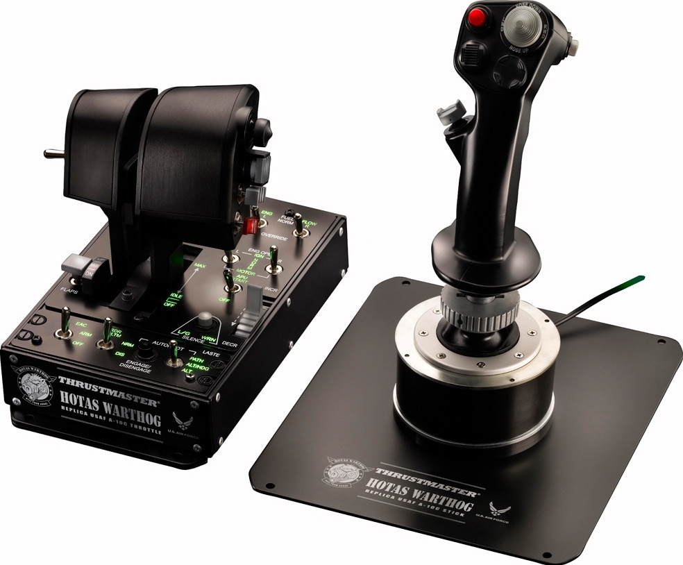 Thrustmaster Hotas Warthog PC gashåndtag og stick | Elgiganten