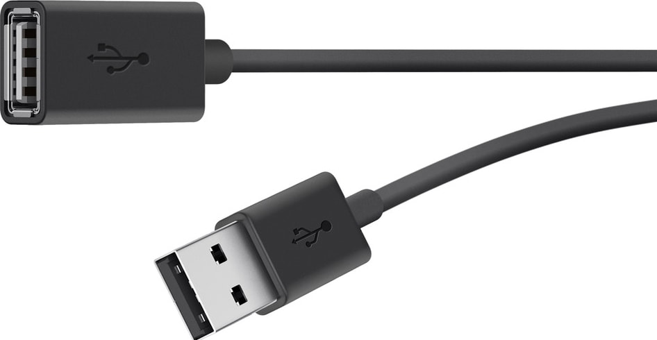 Belkin USB 2.0 forlængerkabel - 1,8 m | Elgiganten