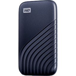 WD My Passport bærbar SSD 500 GB (midnight blue)