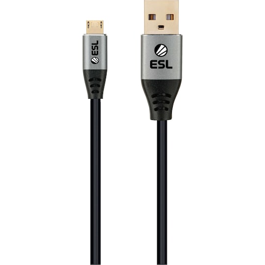 ESL USB-A til Micro-USB PS4/XB1 opladerkabel 2m | Elgiganten