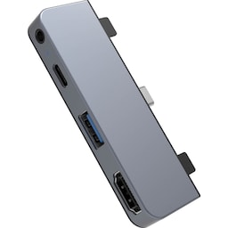 Hyper HyperDrive USB-C 4-in-1 dockingstation til iPad (space grey)