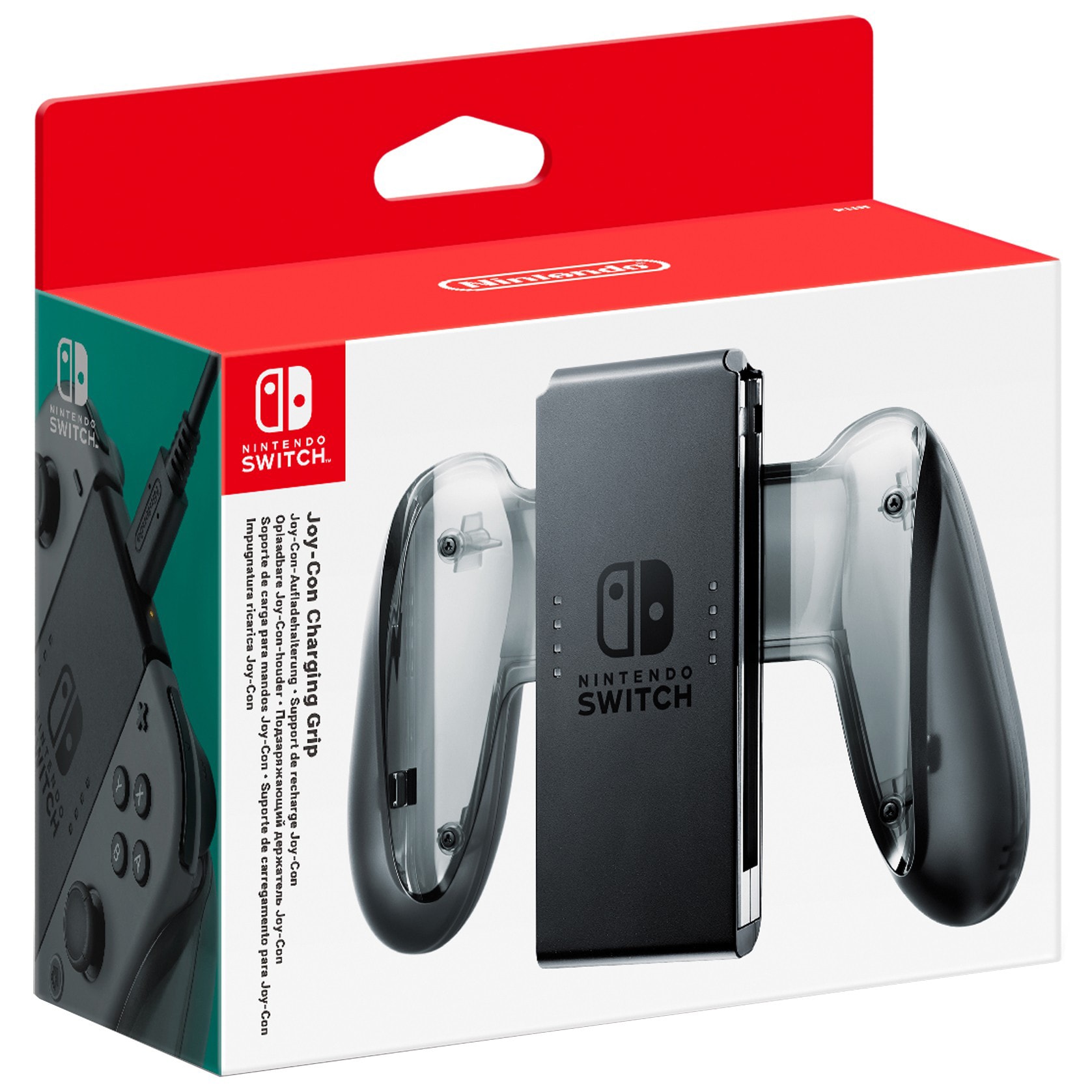 Nintendo Switch Joy-Con opladergreb - sort/grå - Nintendo tilbehør ...