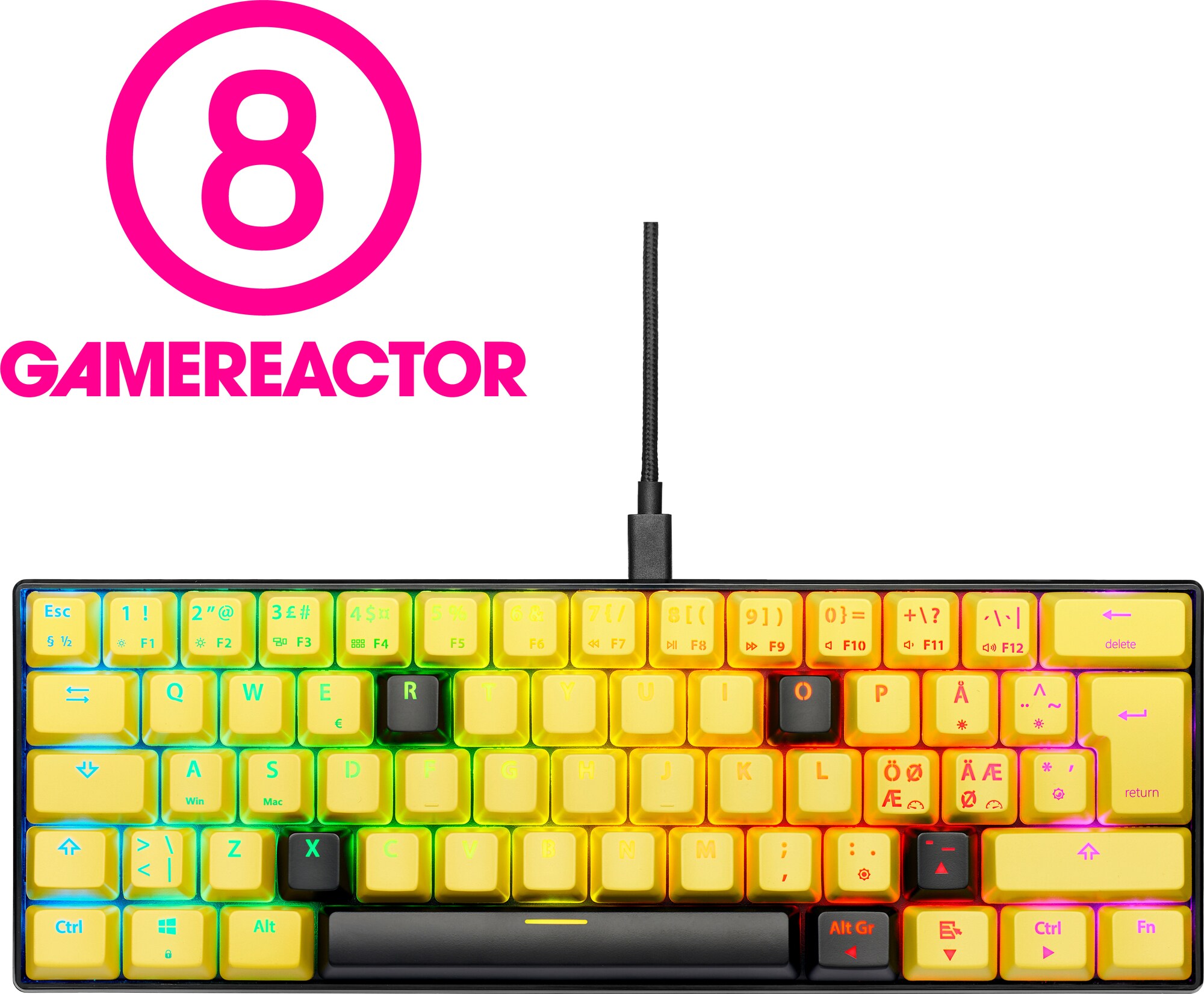 NOS C-450 Mini PRO RGB tastatur (Smyle) | Elgiganten