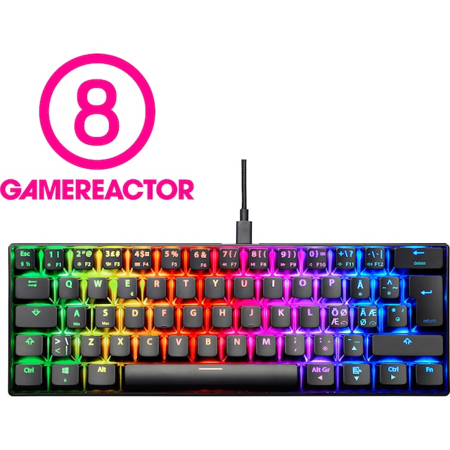 NOS C-450 Mini PRO RGB gaming-tastatur (sort)