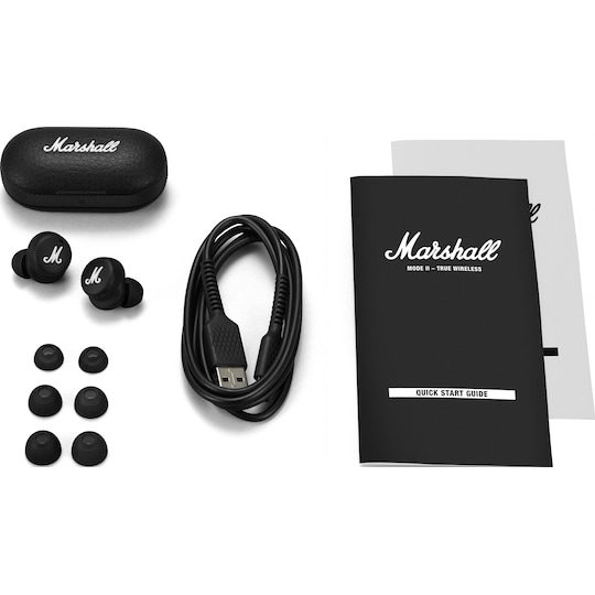 Marshall Mode II true wireless in-ear høretelefoner (sort) | Elgiganten