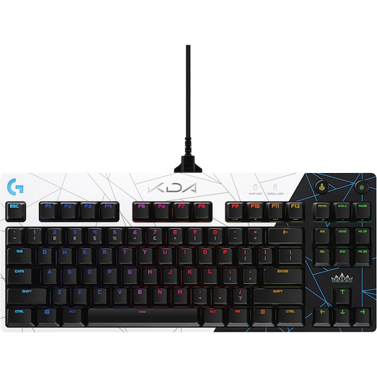 Logitech G Pro Lol K/DA gaming tastatur (nordisk layout) | Elgiganten