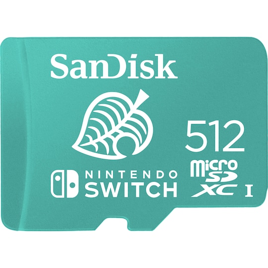 SanDisk 512GB microSDXC hukommelseskort til Nintendo Switch | Elgiganten