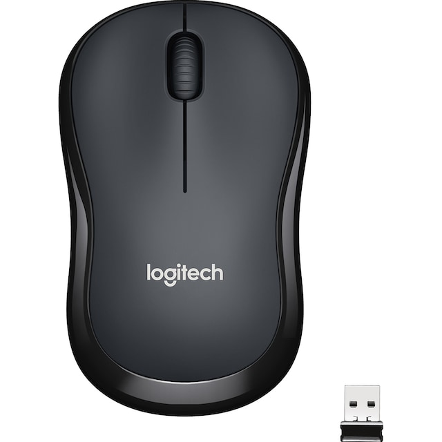 Logitech M220 Silent trådløs mus - sort