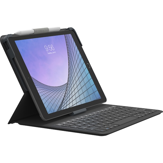 Zagg Messenger Folio 2 tastatur og cover til iPad 10.2"/iPad Air 3 |  Elgiganten