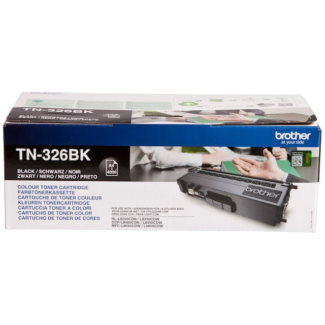 Brother toner TN-326 Sort