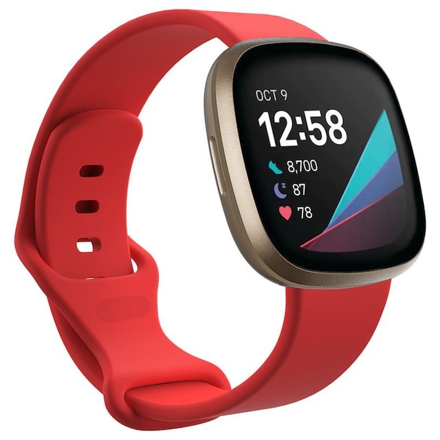 Sport Armbånd til Fitbit Sense - Rød