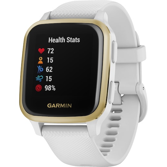 Garmin Venu Sq smartwatch (hvid/guld) | Elgiganten