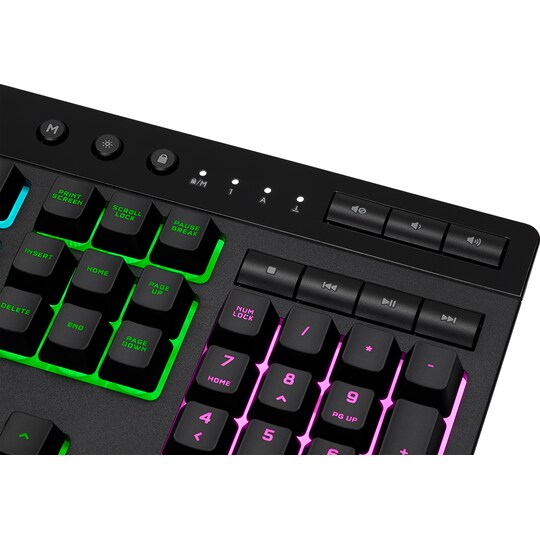 Corsair K55 RGB PRO gaming tastatur (nordisk layout) | Elgiganten