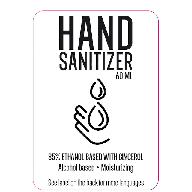 Nordic 85% Hand Sanitizer 60ml gel