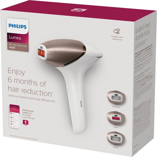 Philips Lumea Prestige IPL lysbaseret hårfjerner BRI955/00 | Elgiganten