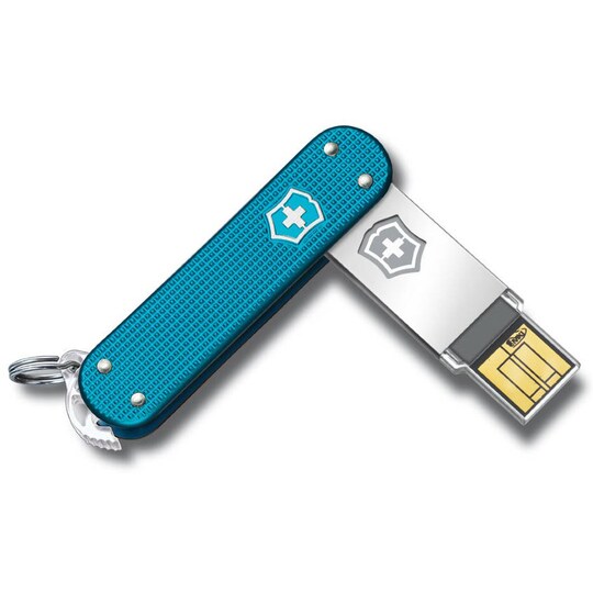 Victorinox Slim USB-stik 8 GB (blå) | Elgiganten