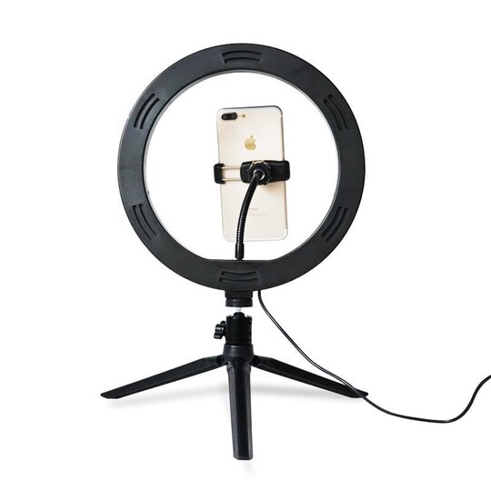 Selfie 20 cm med stativ, fjernbetjening og mobilholder | Elgiganten