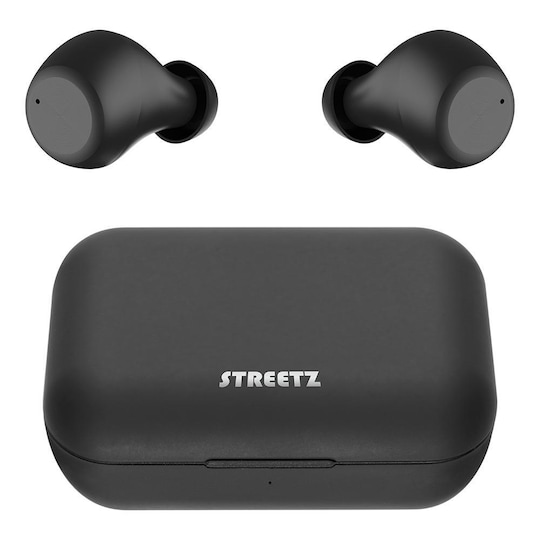 STREETZ Trådløse in-ear hovedtelefoner med opladningsetui, BT 5, TWS, sort  | Elgiganten