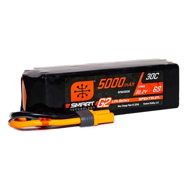 6s  5000mAh - 30C - Spektrum LiPo G2 IC5