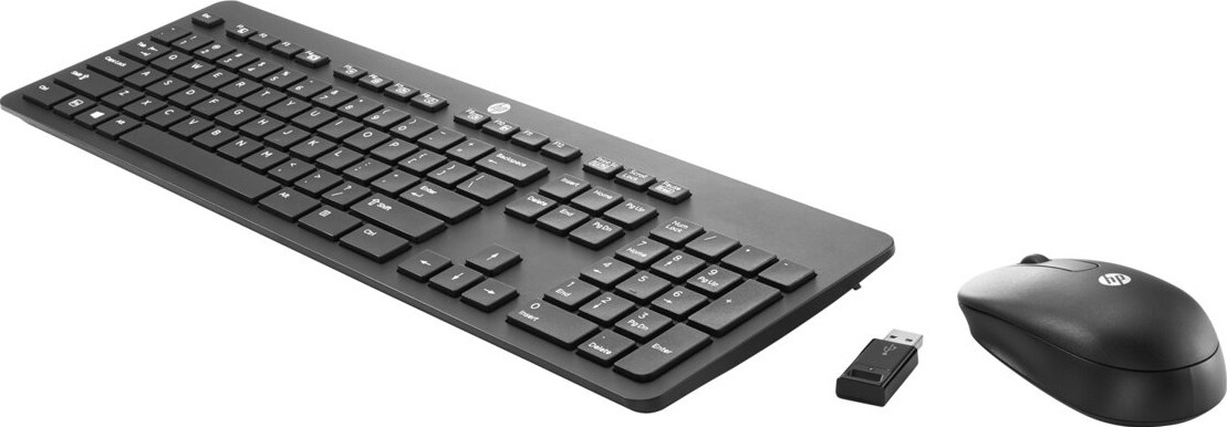HP Slim trådløst tastatur- og mussesæt - engelsk udgave | Elgiganten