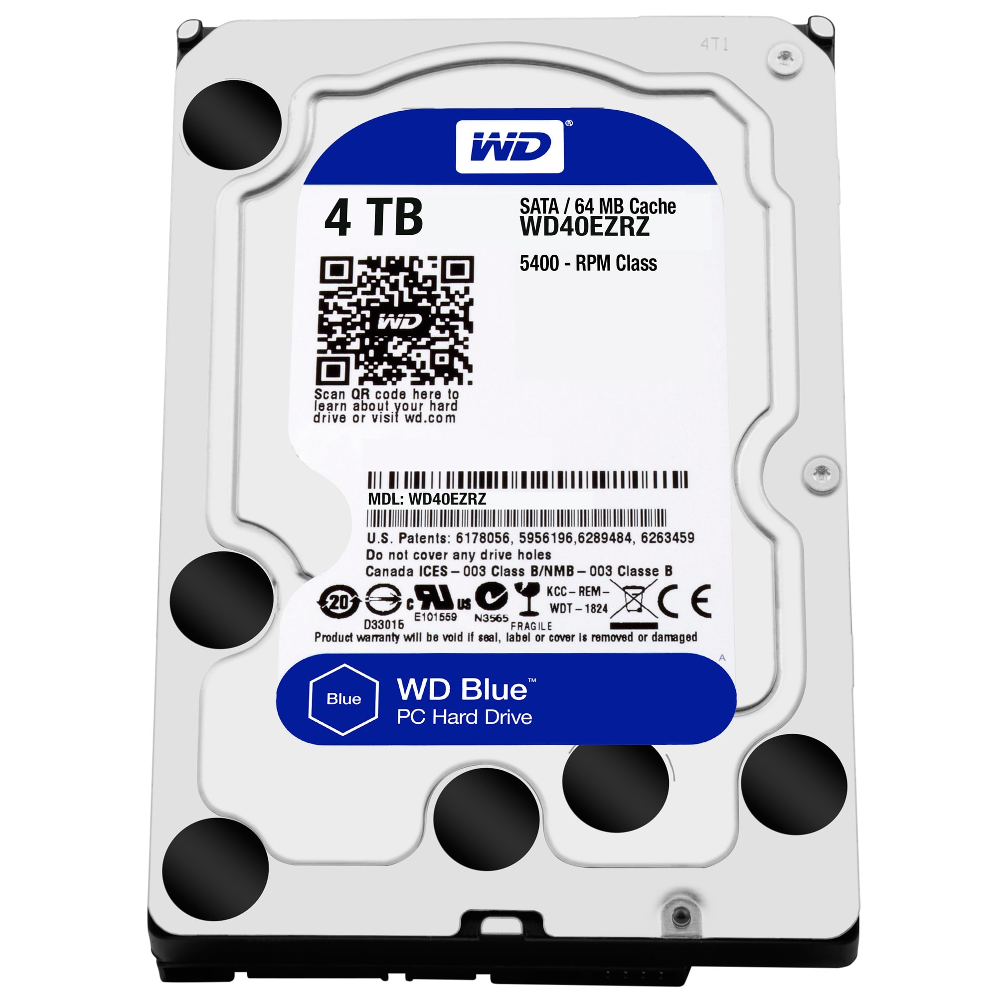 WD Desktop Blue 3,5" intern harddisk - 4 TB | Elgiganten