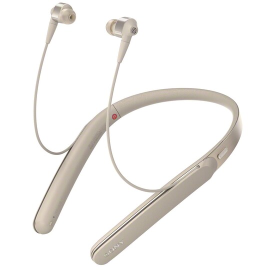 Sony trådløse in-ear hovedtelefoner WI1000X (champagne) | Elgiganten