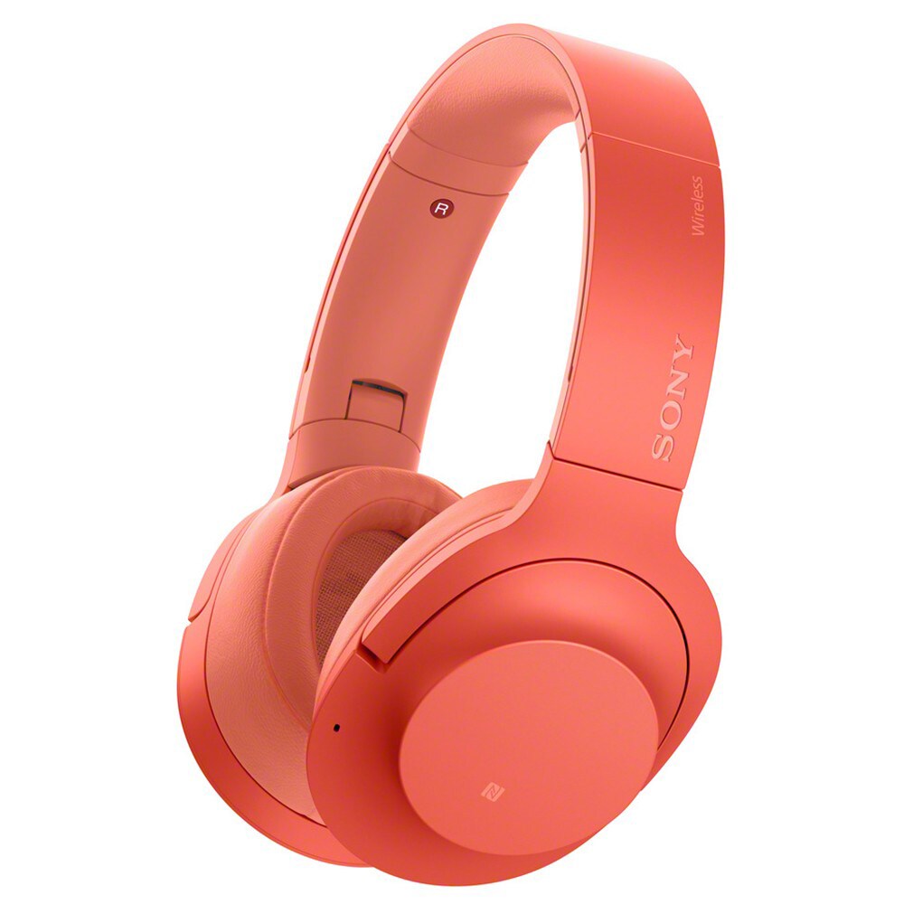 Sony h.ear on 2 Wireless NC around-ear hovedtlf. WH-H900N (rød) | Elgiganten