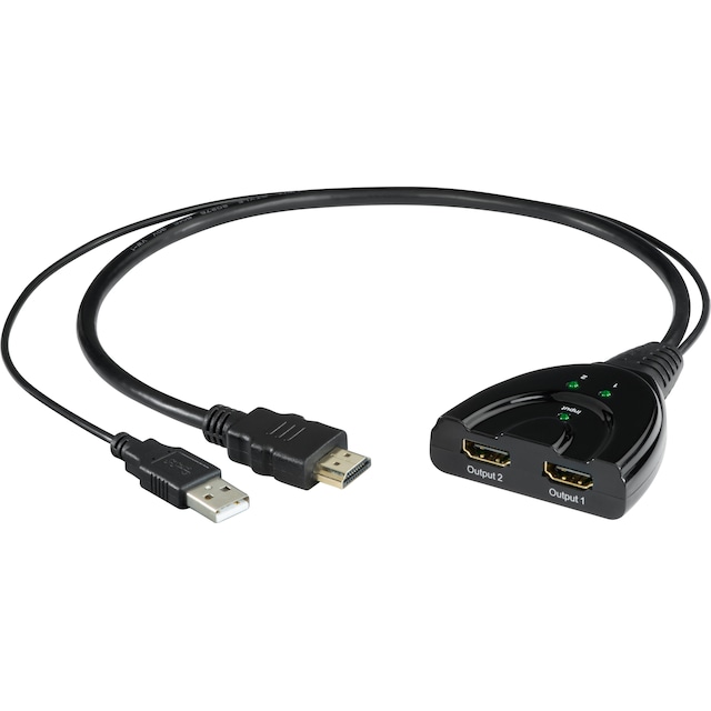 Hama HDMI splitter 2x porte