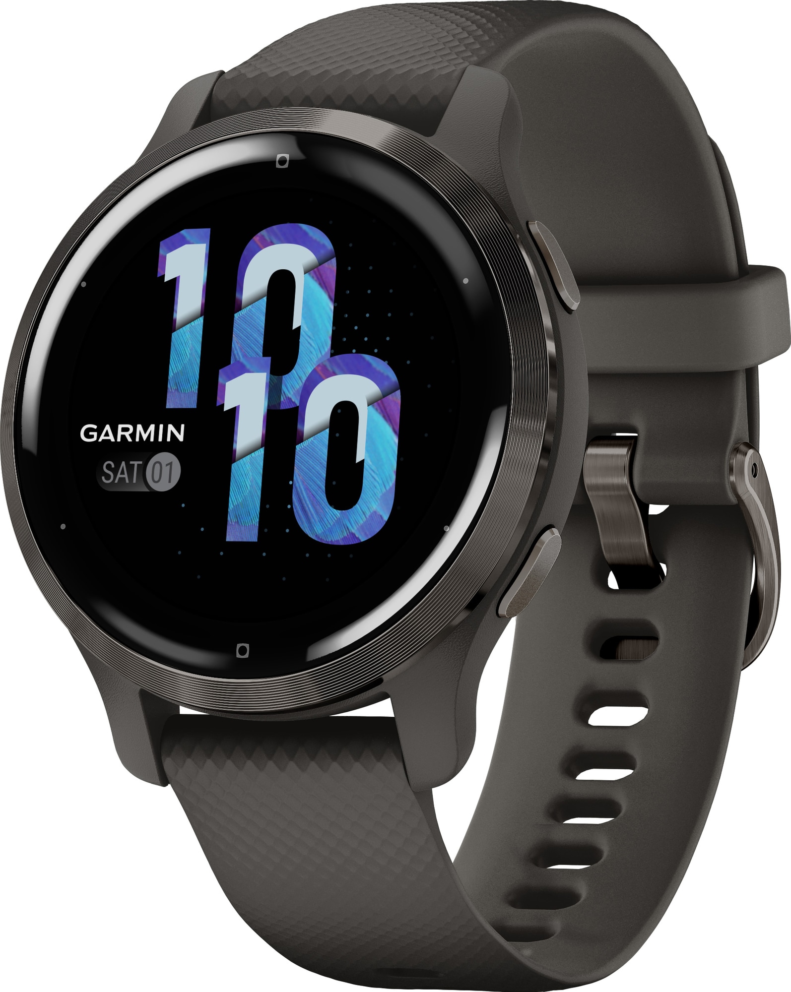 Garmin Venu 2S GPS smartwatch (grey slate) | Elgiganten
