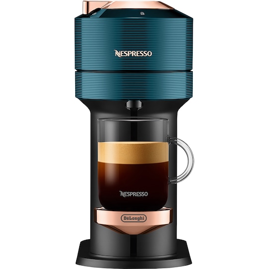 NESPRESSO® Vertuo Next kaffemaskine fra DeLonghi, Luxury Teal | Elgiganten