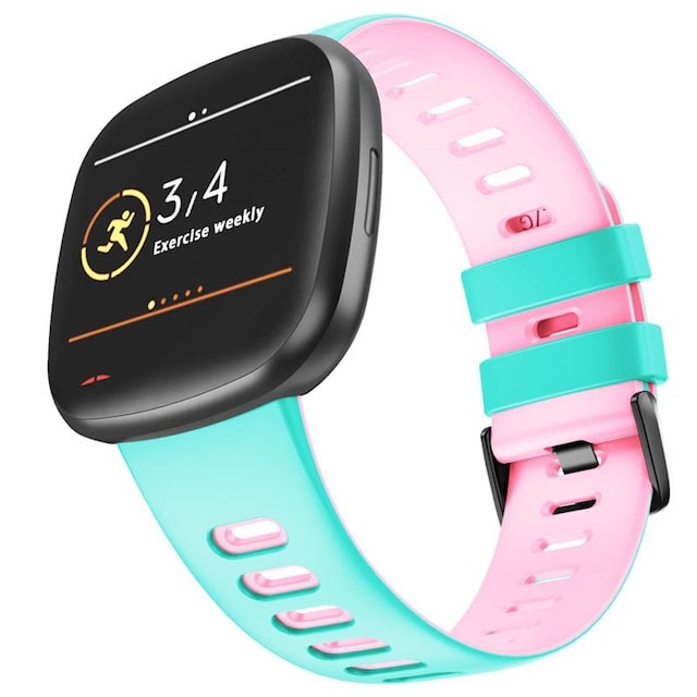 Twin Sport Armbånd Fitbit Sense - Mint/pink