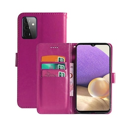 Wallet Cover 3-kort Samsung Galaxy A32 5G  - lyserød