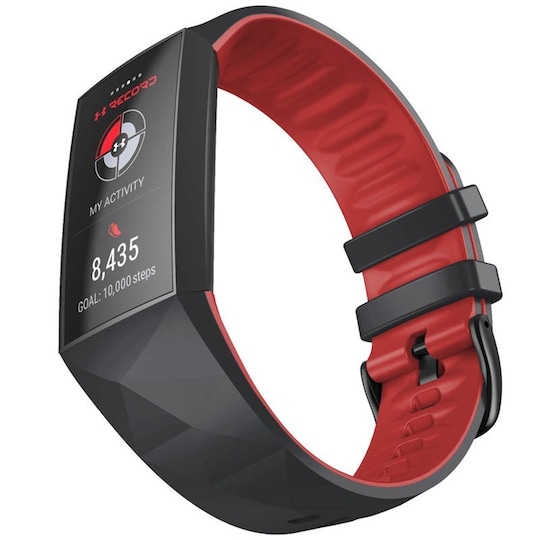 Twin Sport Armbånd Fitbit 3- Sort/rød | Elgiganten