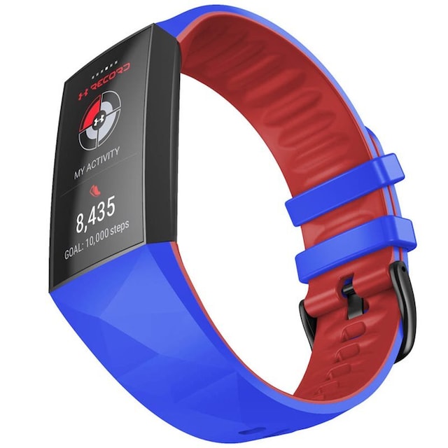 Twin Sport Armbånd Fitbit Charge 4- Blå/rød
