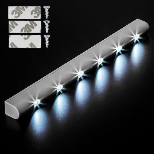 LED Lys på liste med bevægelsessensor - grå | Elgiganten