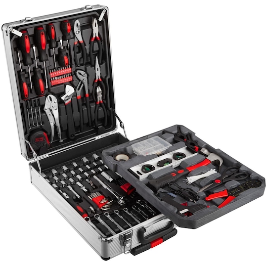 Værktøjskuffert / værktøjskasse med 799 dele - sort | Elgiganten