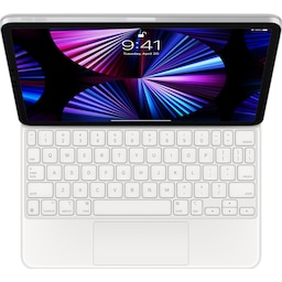 Apple Magic Keyboard til iPad Air eller Pro 11" (hvid) (US)