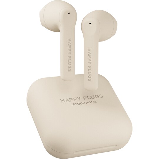 Happy Plugs Air 1 GO true wireless in-ear høretelefoner (nude) | Elgiganten