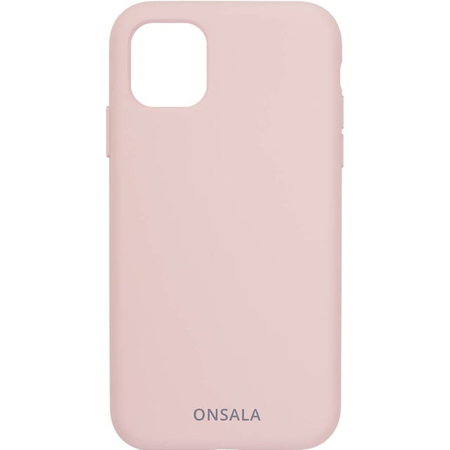 Onsala iPhone 11/XR silikonecover (sand pink)