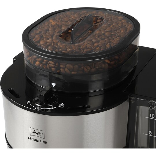 Melitta AromaFresh RWT Therm kaffemaskine MEL22225 (stål/sort) | Elgiganten