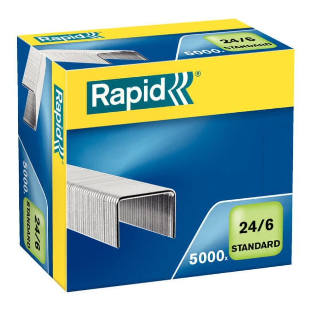 RAPID Klammer Standard 24/6 Galvaniseret 5000