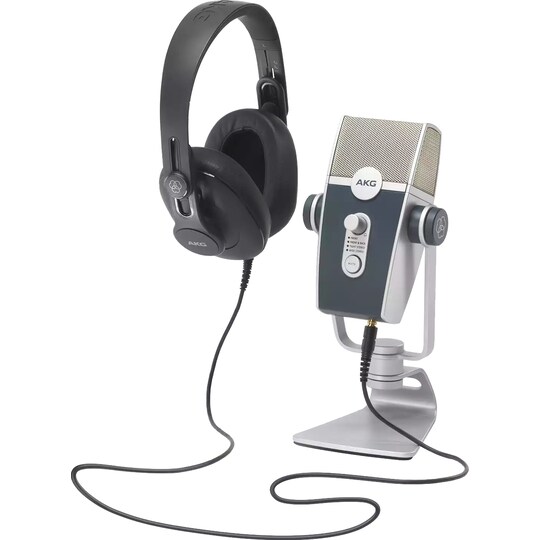 AKG Podcaster Essentials mikrofon/høretelefon-bundle | Elgiganten