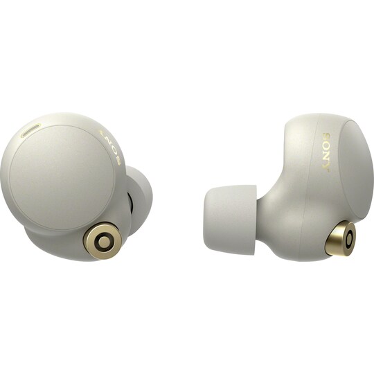 Sony true wireless in-ear høretelefoner WF-1000XM4 (sølv) | Elgiganten