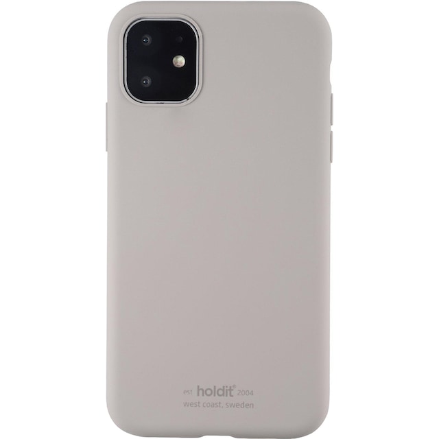 Holdit iPhone 11/XR silikonecover (taupe)