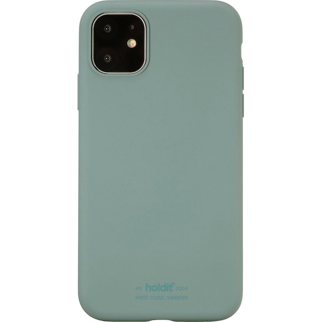 Holdit iPhone 11/XR silikonecover (moss green)
