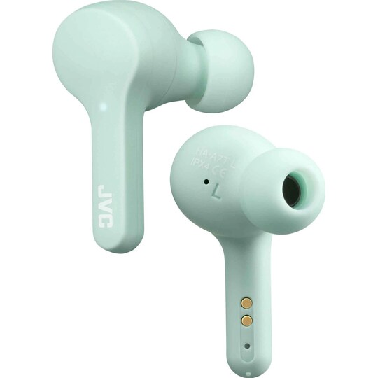 JVC Gumy HA-A7T trådløse høretelefoner (mint green) | Elgiganten